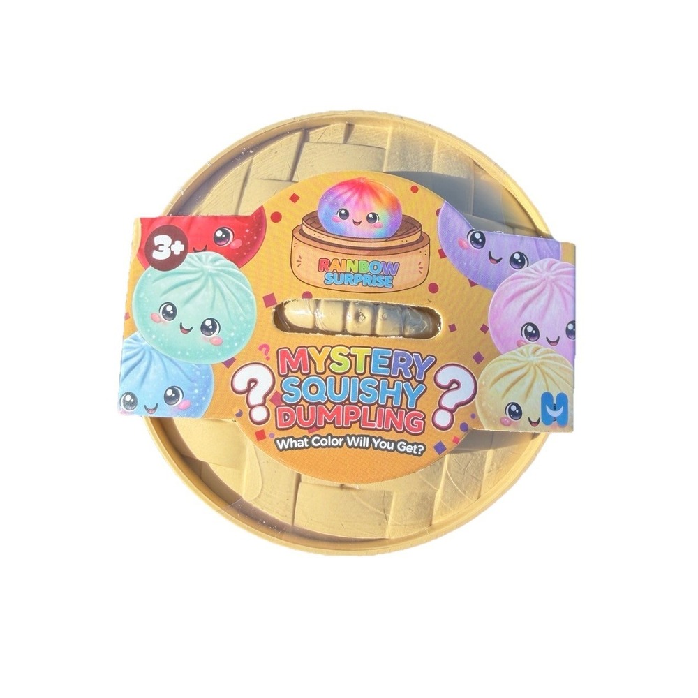 Rainbow Surprise Mystery Squishy Bun Dumpling TikTok Viral Sensory Toys New